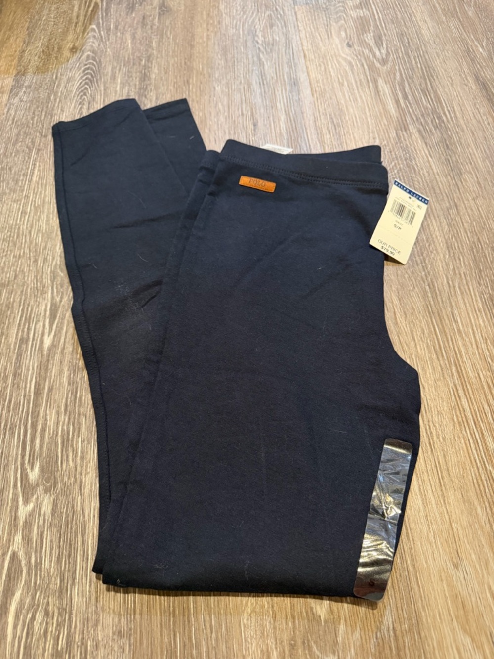 Lauren Ralph Lauren women’s Black riding pants/leggings  with Logo Tab